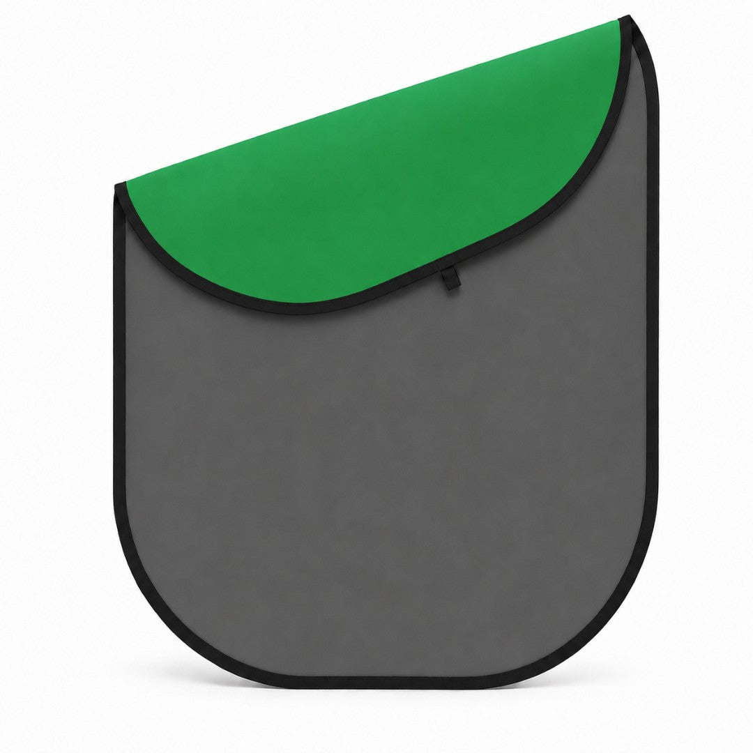 fond pliable photo face vert gris