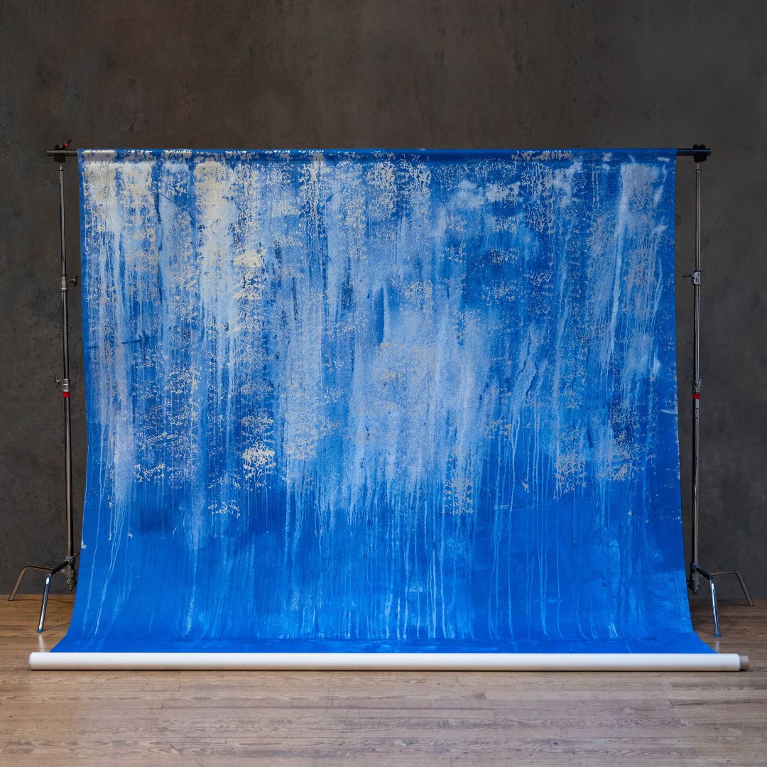 Location backdrop toile de fond blue jean