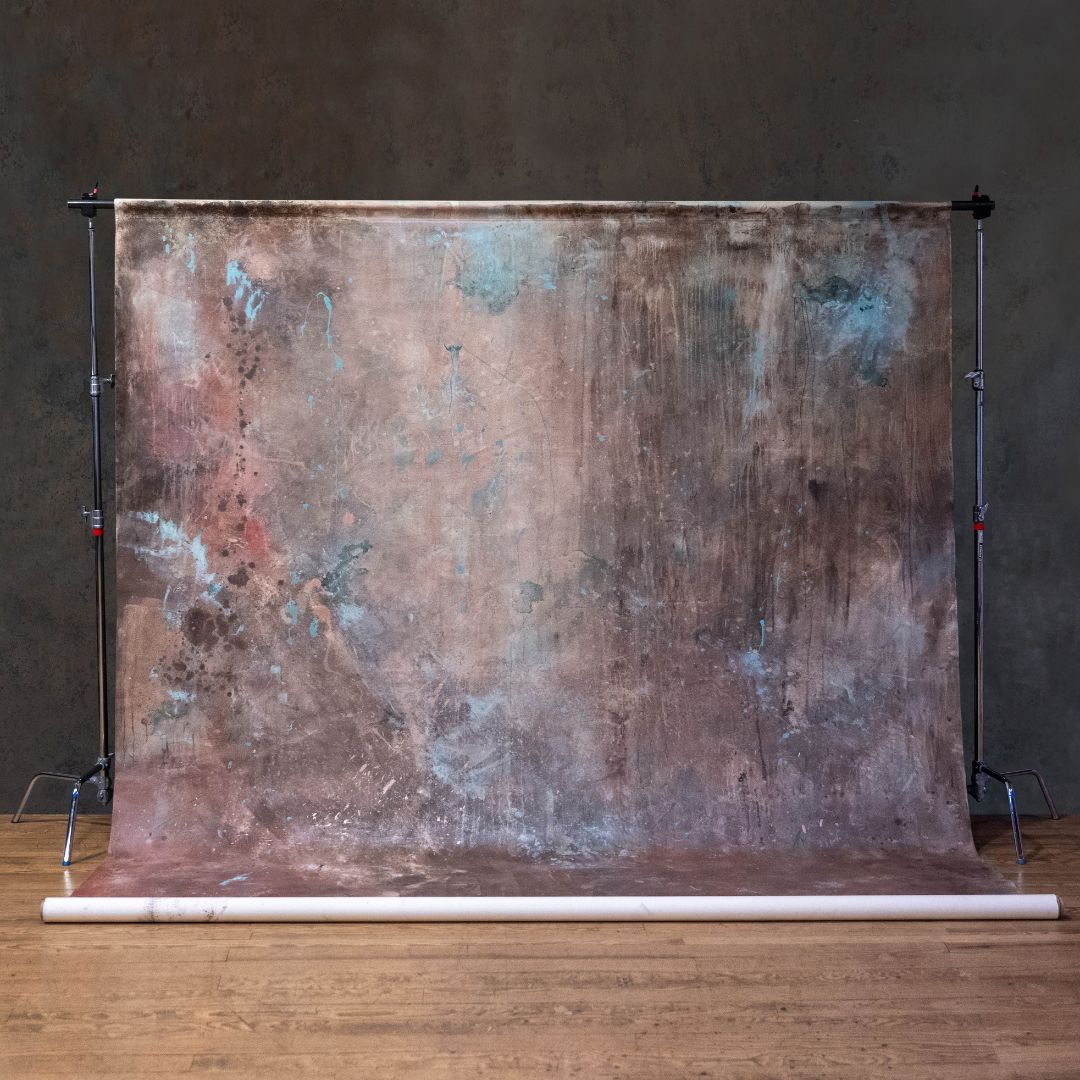 Location backdrop toile de fond oxyde