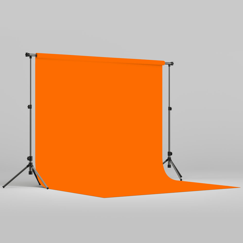 Fond papier orange trépied