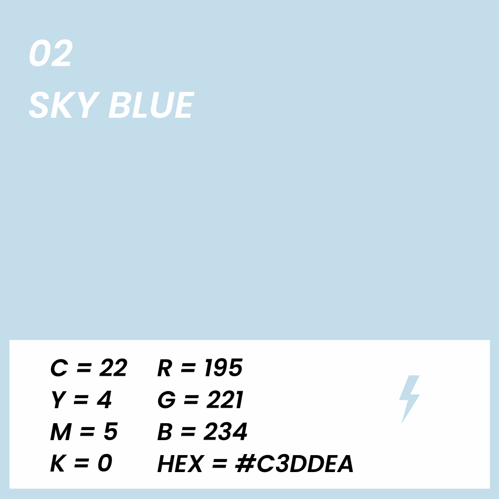 fond papier bleu sky blue couleur