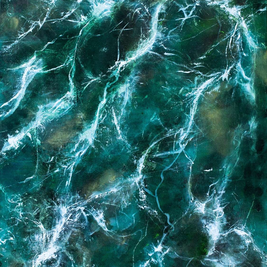 Toile de photographe peinte à la main marbre bleu#couleur_marbre-bleu