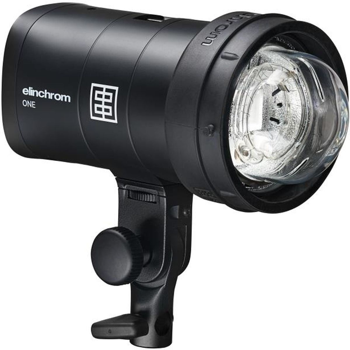 Adaptateur Elinchrom OCF monté sur un flash Elinchrom ONE, tube flash à nu
