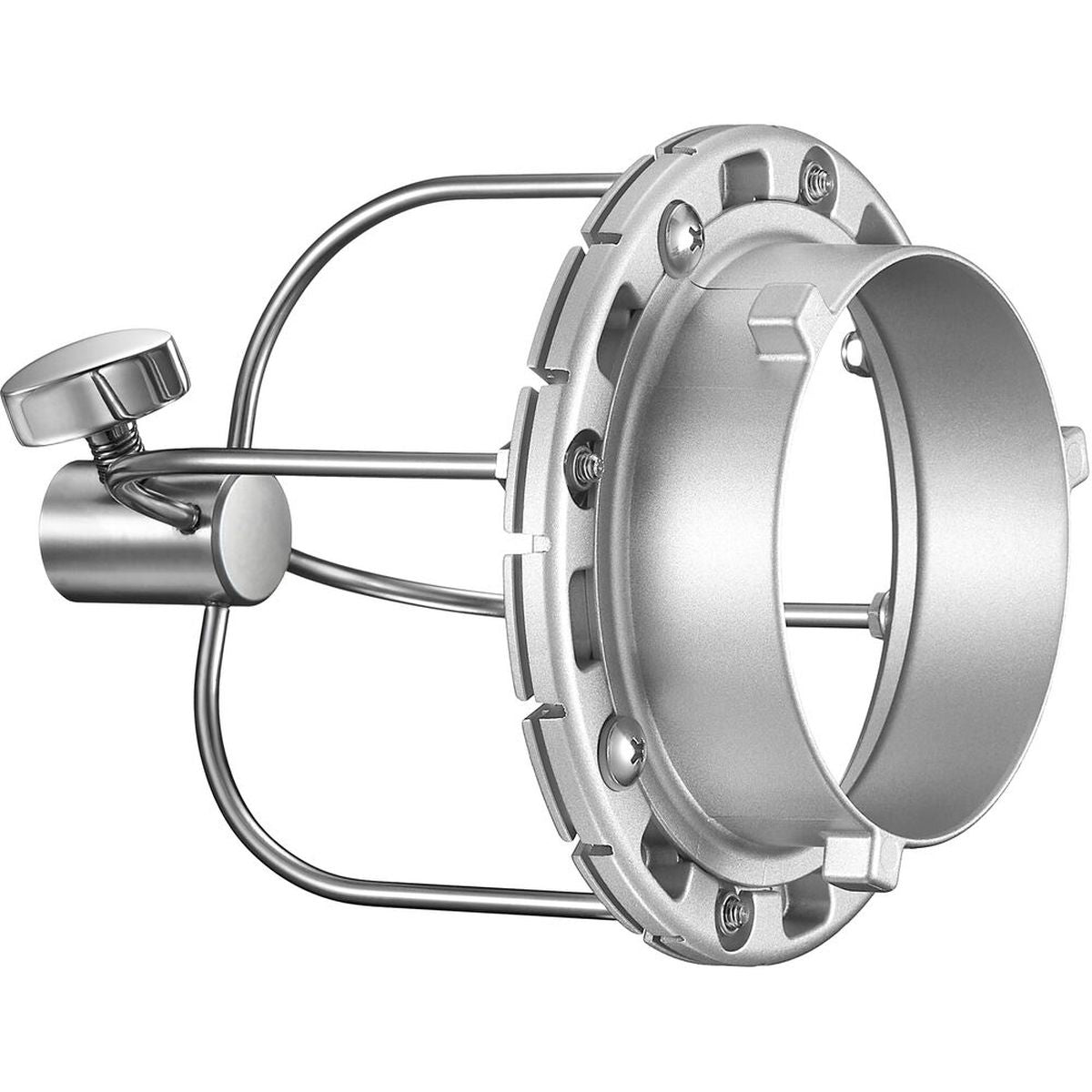 Adaptateur flash Godox PF-BM, bague monture Bowens sur étrier chromé à molette