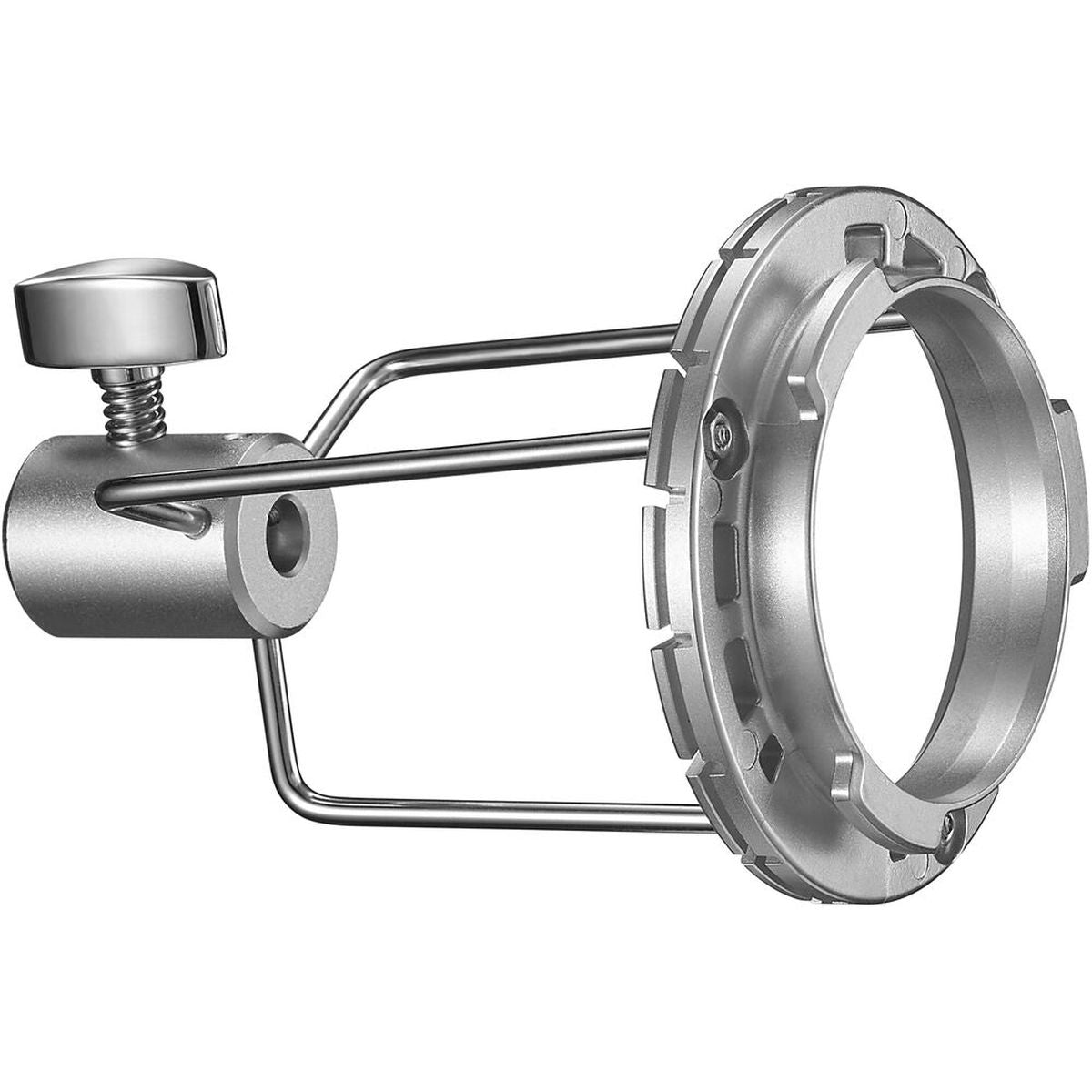 Adaptateur flash Godox PF-GM, bague à baïonnette Godox sur étrier chromé à molette