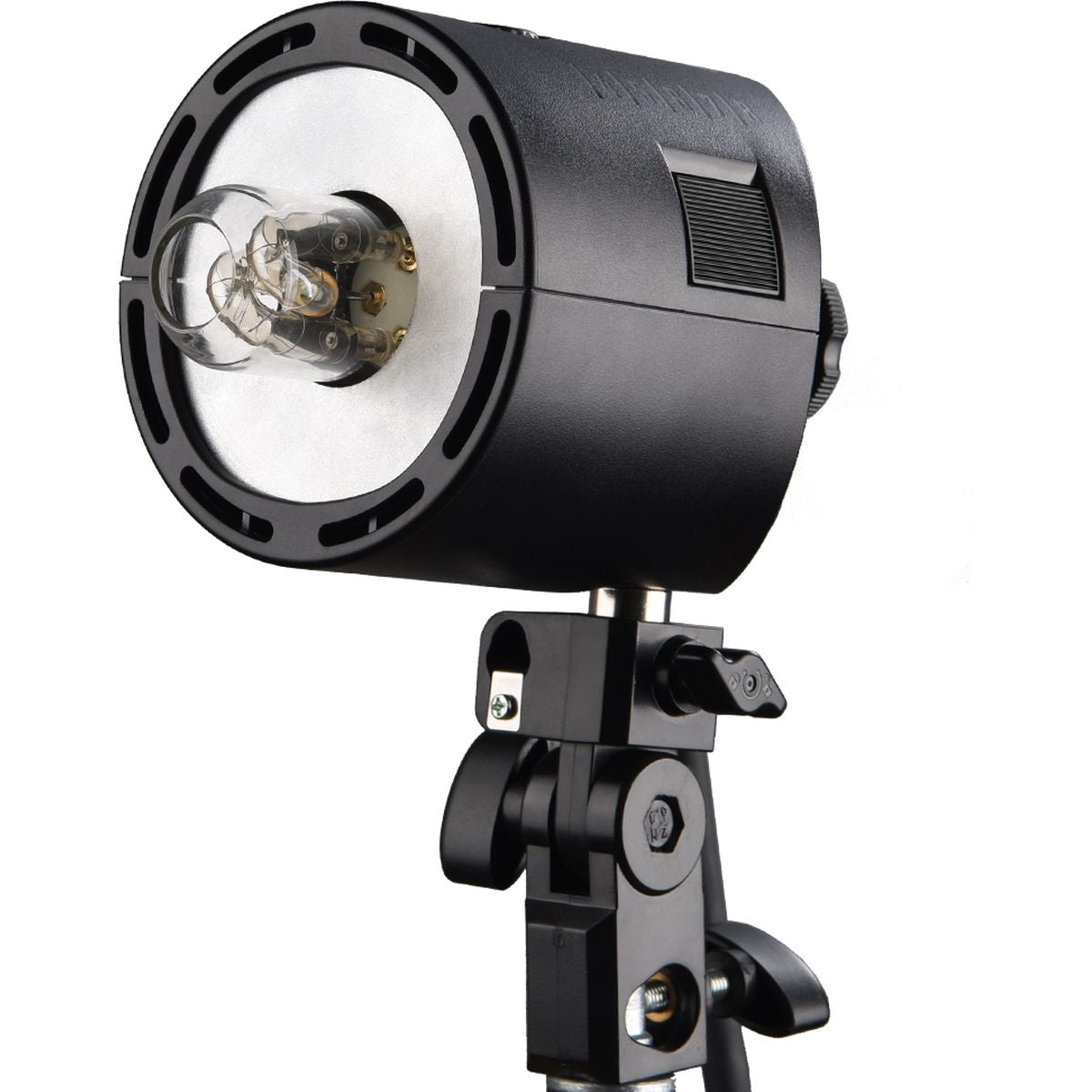 Adaptateur Profoto Godox AD-P sur la tête tube nu H200J, ampoule visible