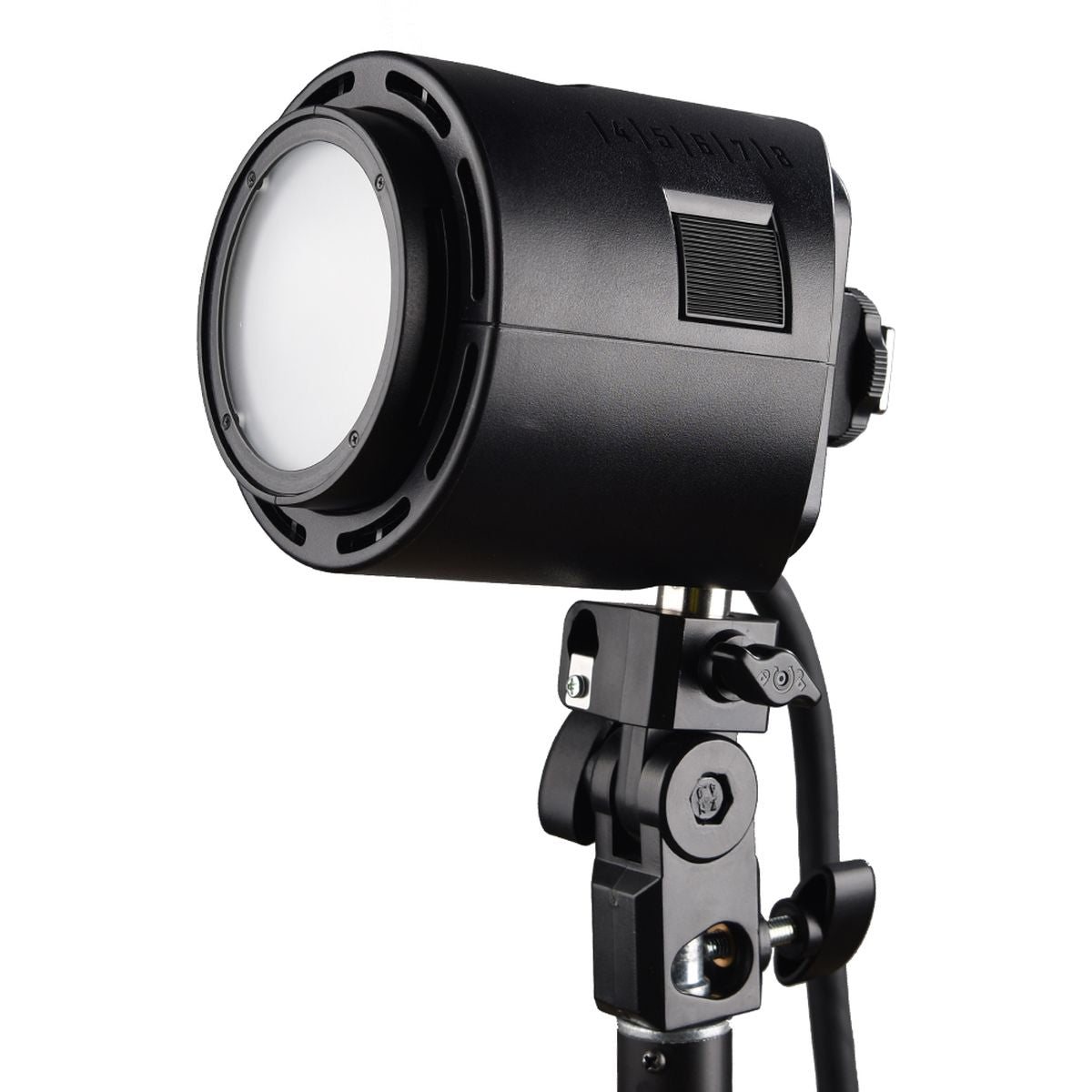 Adaptateur Profoto Godox AD-P monté sur la tête ronde H200R, sur rotule de pied
