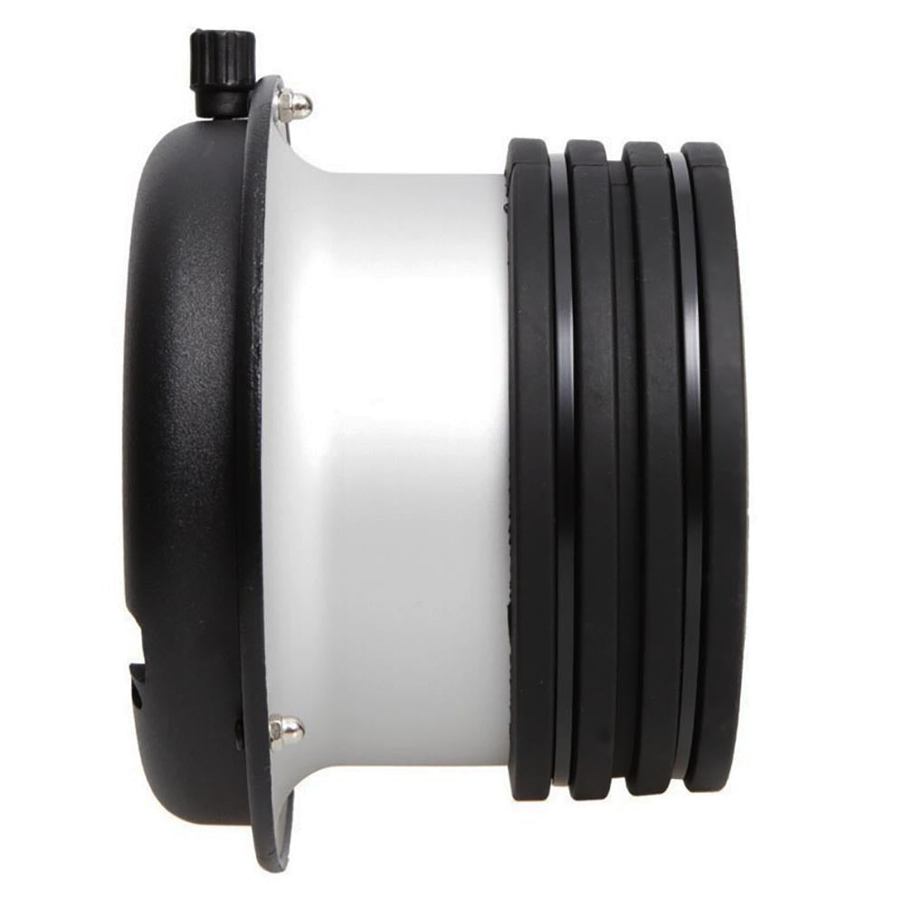 Adaptateur StudioKing SK-PFBW vu de profil, côté Profoto