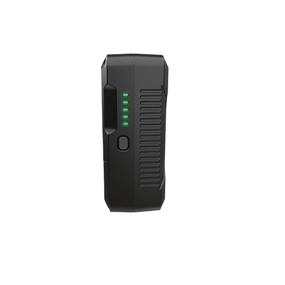Indicateur de charge à 5 LED vertes et bouton sur le flanc de la batterie Rolux Density II 140 Wh