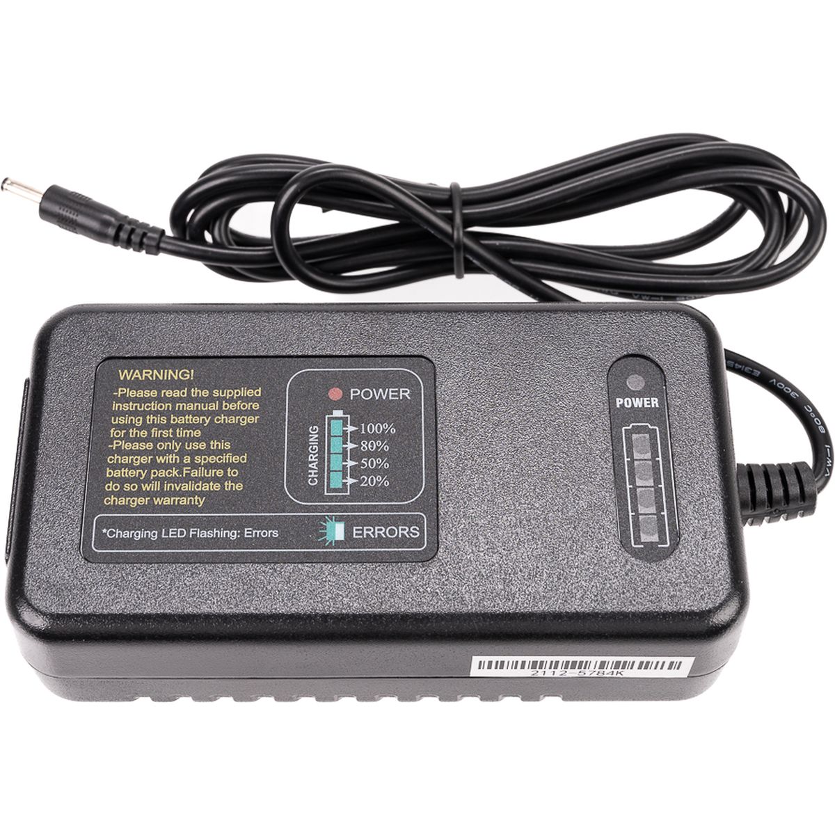 Chargeur Godox AD600PRO Serie, connecté à la batterie