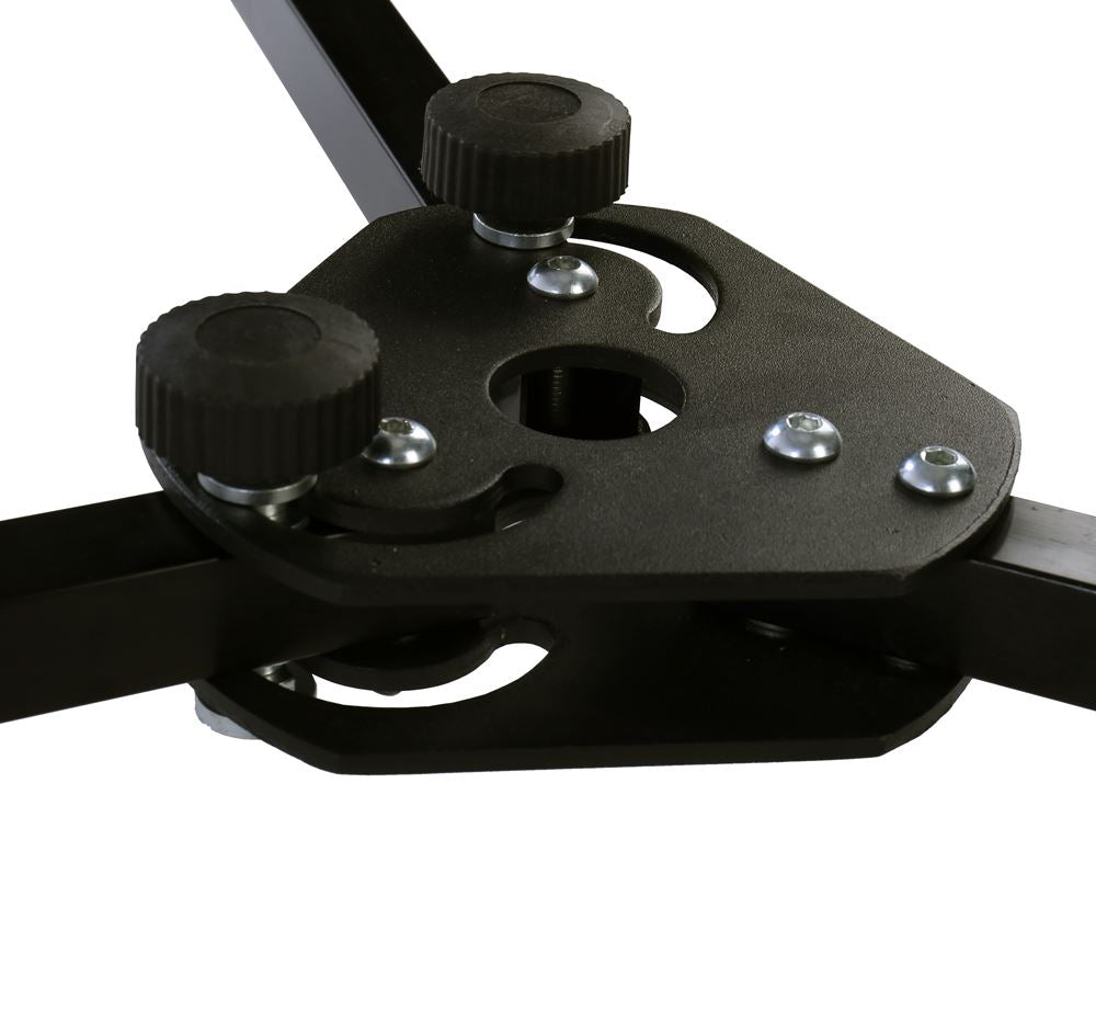 Moyeu central vu de dessus du chariot Falcon Eyes PT-80