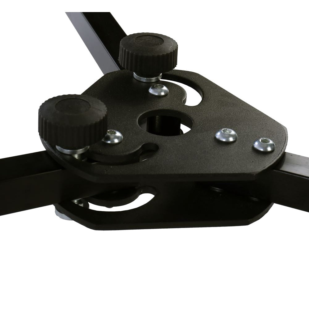 Moyeu central vu de dessus du chariot Falcon Eyes PT-80