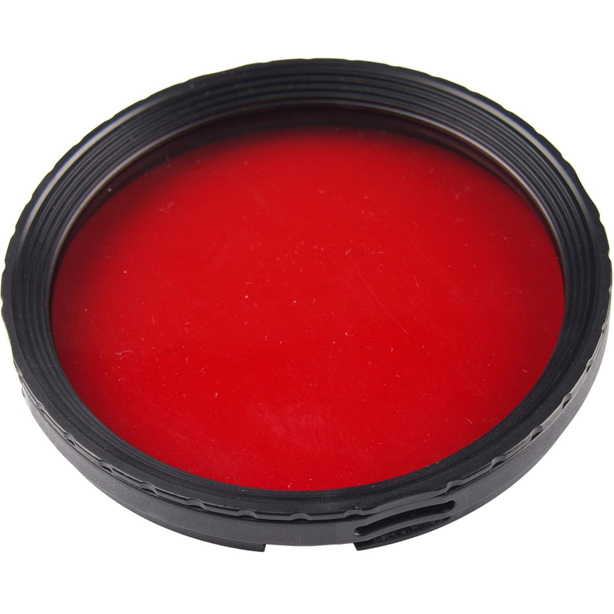 Filtre couleur rouge du kit Godox BD-08 dans sa bague noire