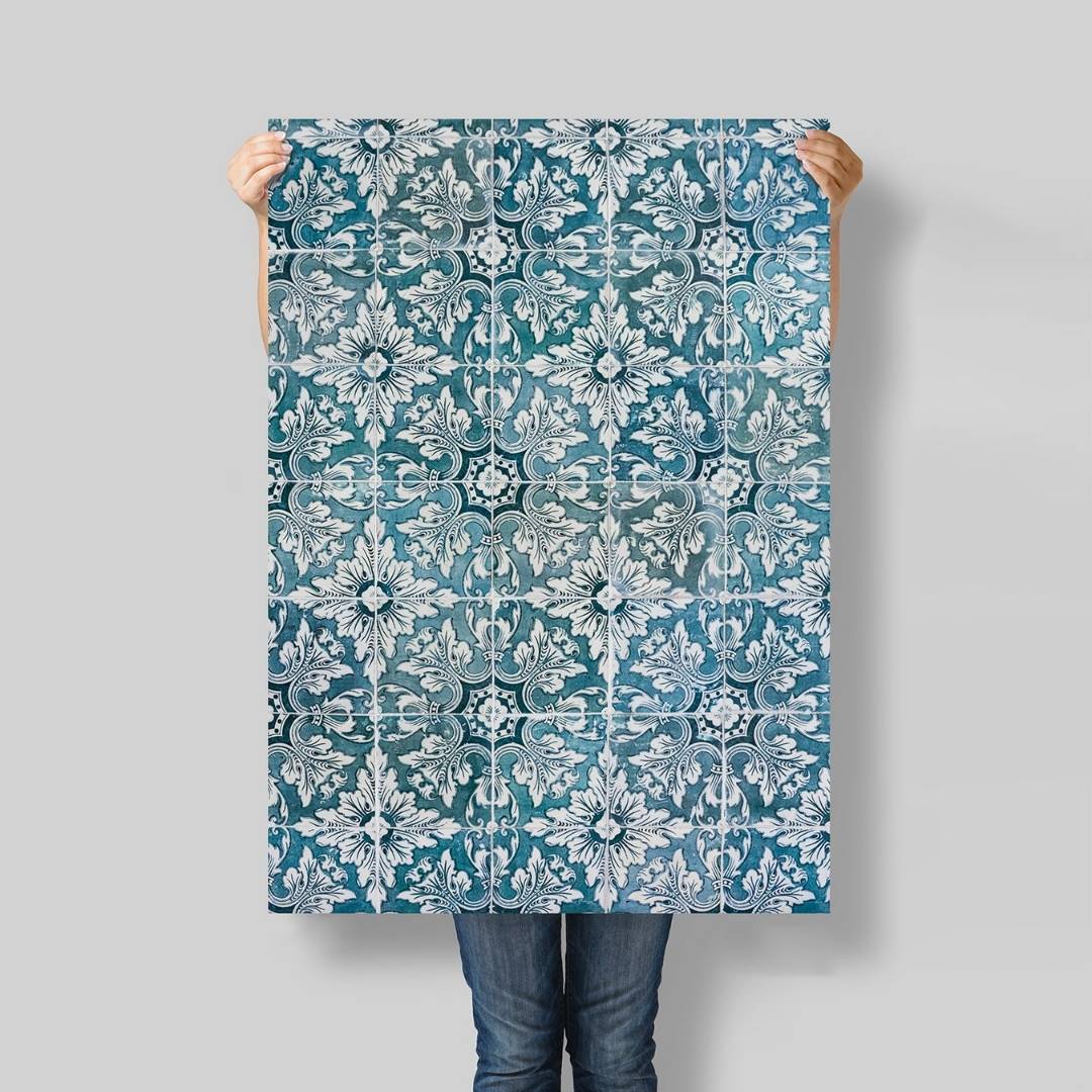 flat lay backdrops carreaux 3067#couleur_3067-Céramique-Aqua