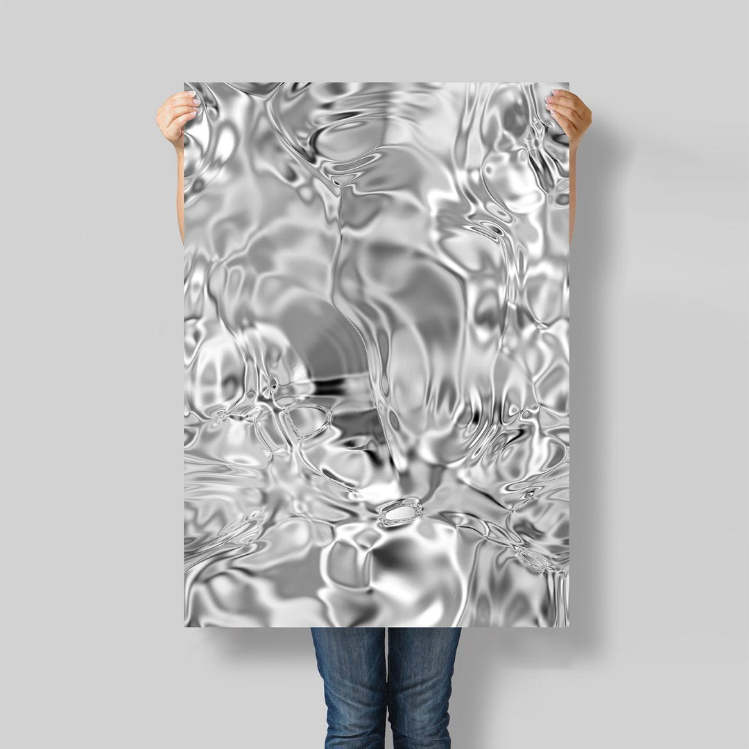 flatlay backdrop collection rouille metaux 5015#couleur_5015-Liquid-Chrome