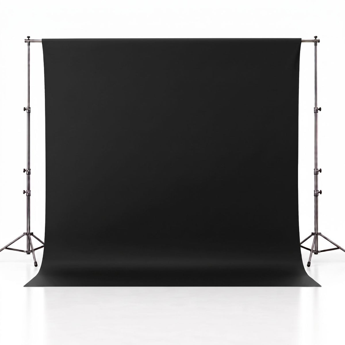 Fond photo anti-froissage Caruba 2,6 x 3 m, coloris noir
