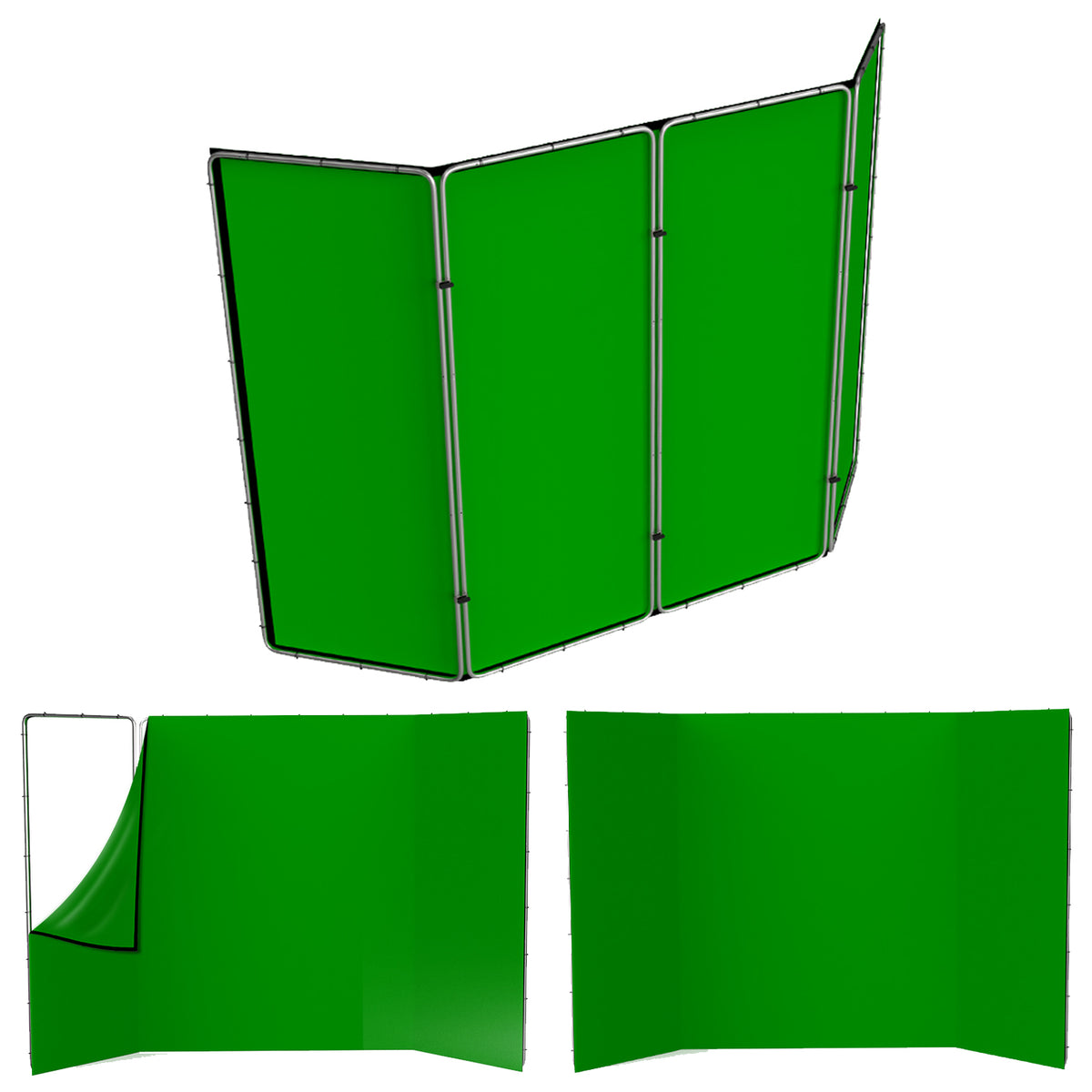 Fond Photo Vert Panoramique StudioKing FSF 240 x 400 cm, motif 240 x 400 cm, vue de détail #Modèle_240-x-400-cm