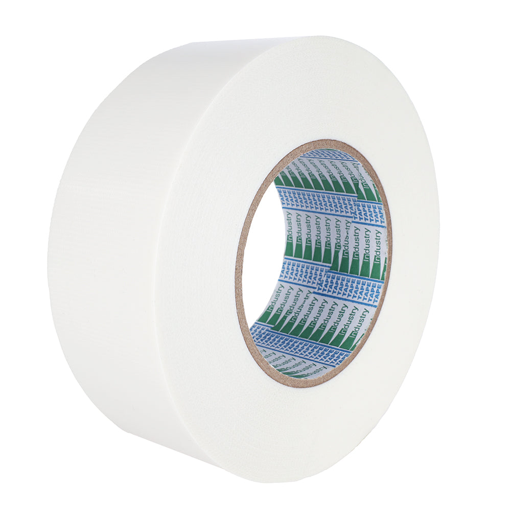 Gaffer tape Falcon Eyes blanc 5 cm x 50 m, rouleau vu de trois quarts