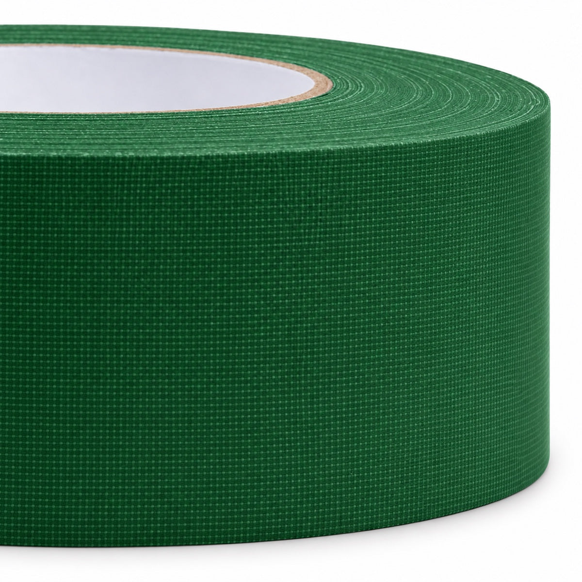 Détail de la trame toilée du gaffer tape Falcon Eyes vert