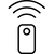 icône télécommande sans fil