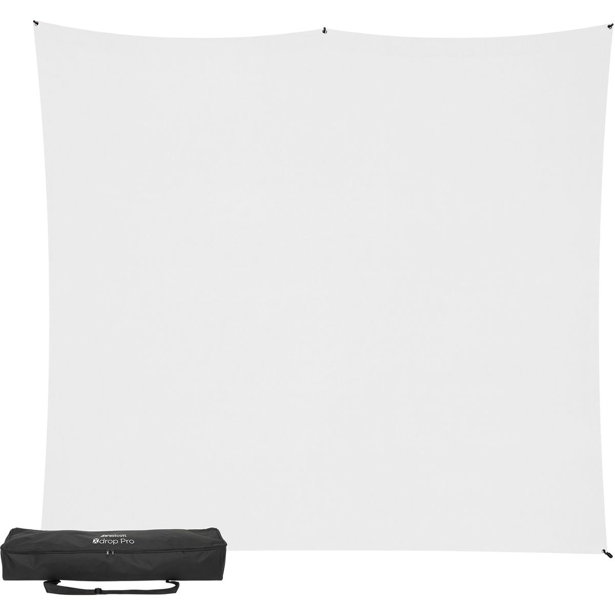 Kit Fond Photo Westcott X-Drop Pro + Support 2,4 x 2,4 m, coloris blanc, vue 5