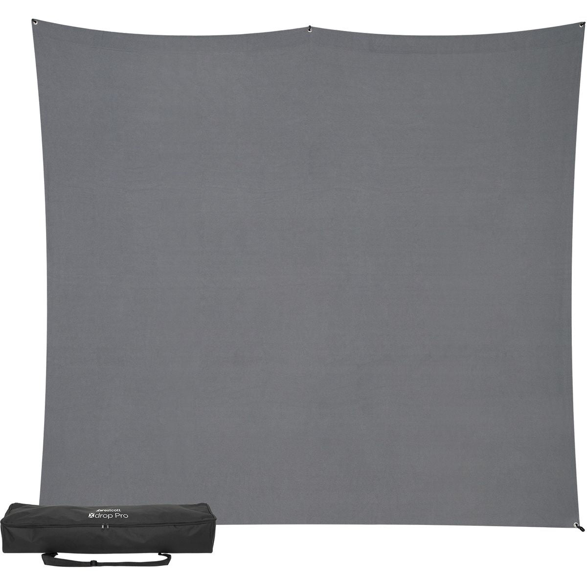 Kit Fond Photo Westcott X-Drop Pro + Support 2,4 x 2,4 m, coloris gris, vue 5