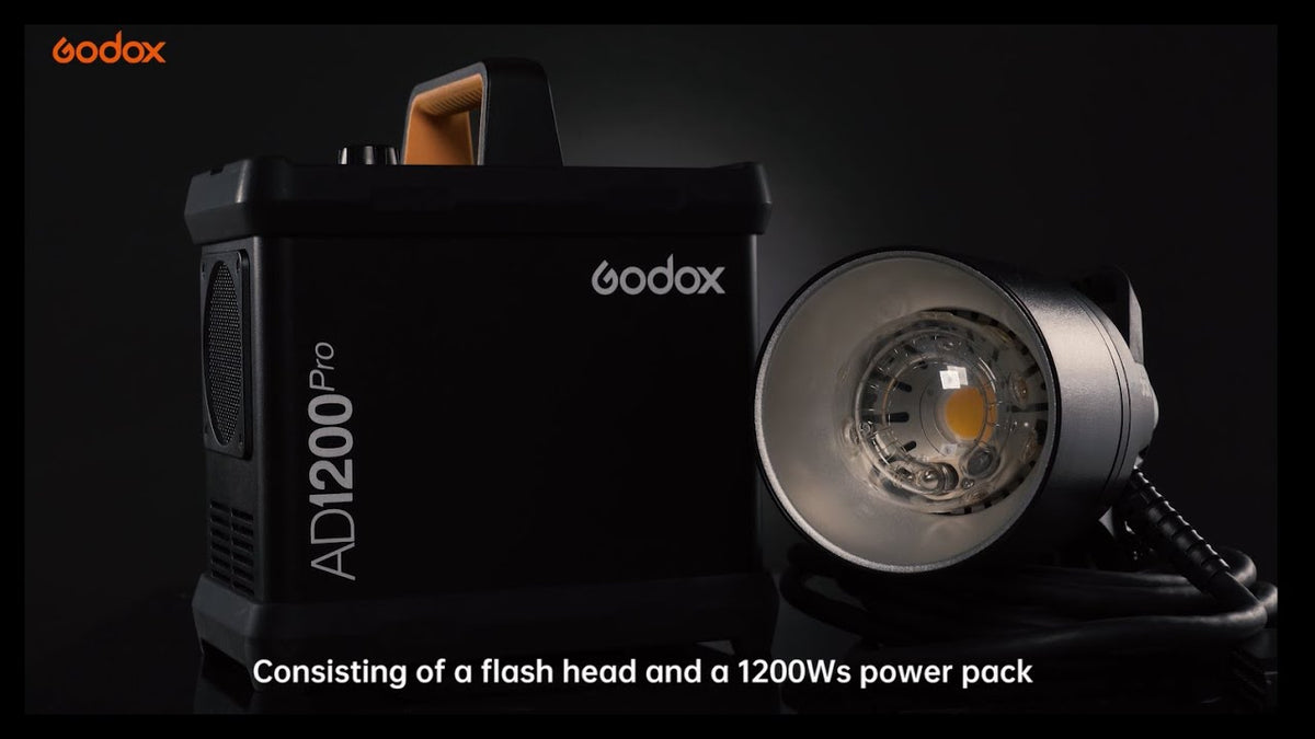Charger la vidéo: Flash Portable Godox AD1200Pro