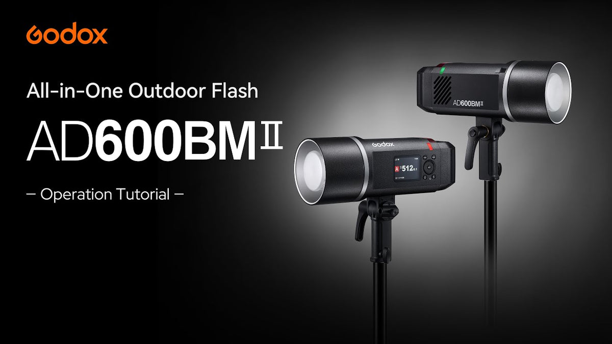 Charger la vidéo: Flash Portable Godox AD600BM II