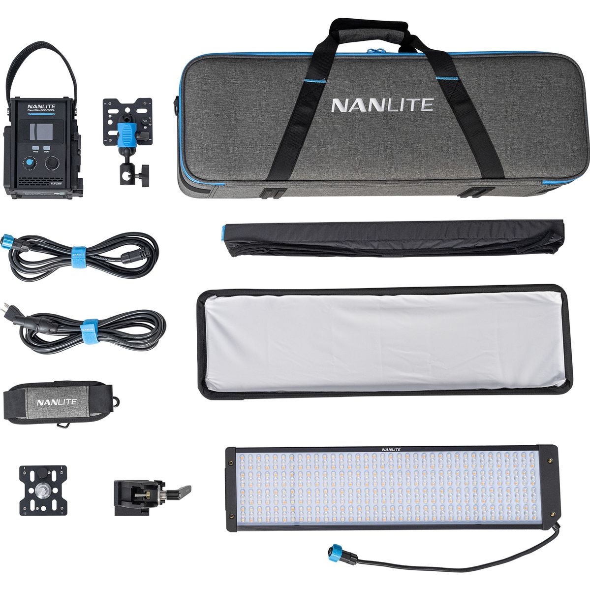 Panneau LED Nanlite Pavoslim 60CL, vue de face