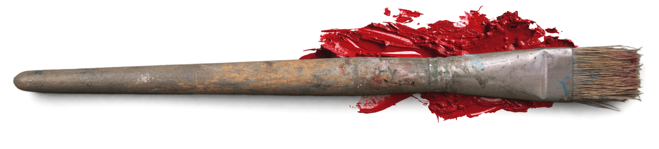 pinceau toile peinte main