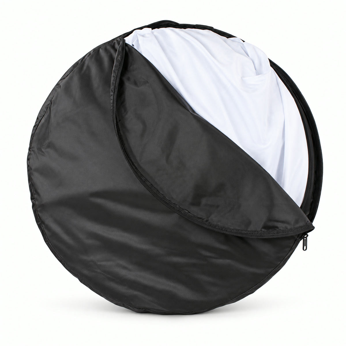 Réflecteur Linkstar FR-140190B replié et glissé dans son sac de transport noir