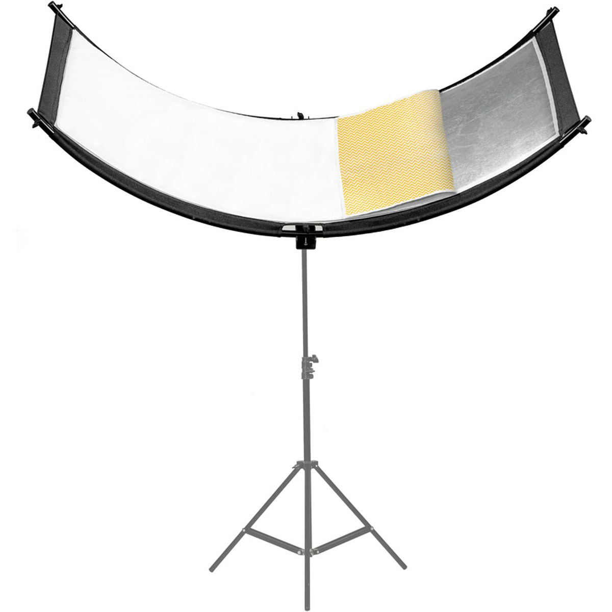 Réflecteur incurvé Pro Caruba 180x65cm, tissu Or