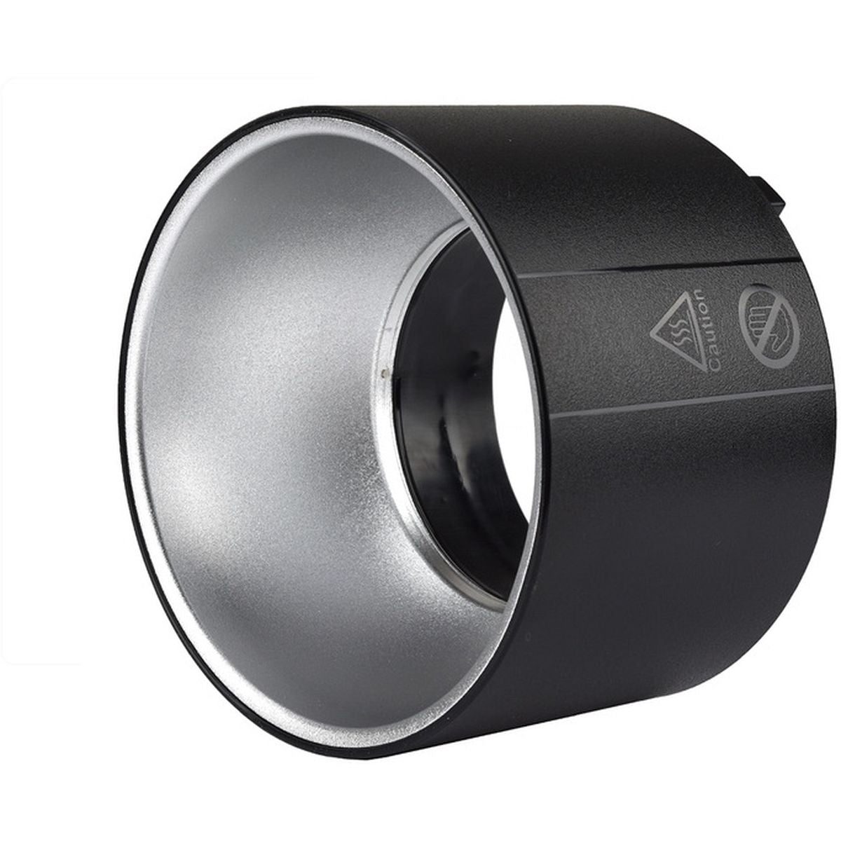Réflecteur standard Godox AD-R10, cylindre noir à intérieur argenté vu de trois quarts