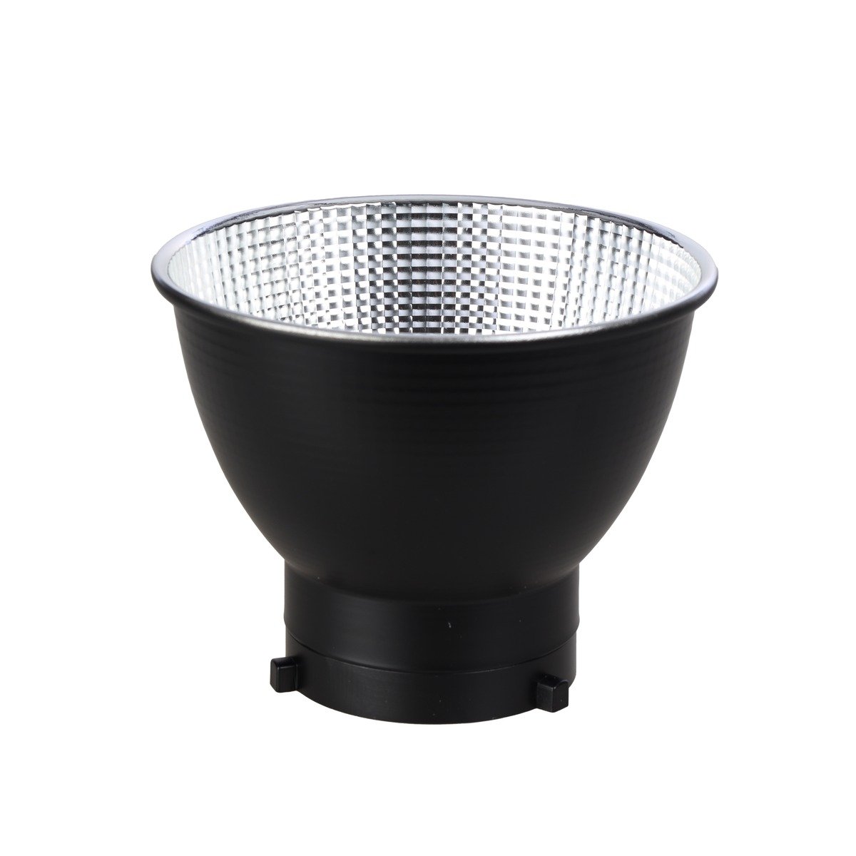 Réflecteur standard Sirui de 18 cm de profil, extérieur noir, intérieur argenté et monture Bowens