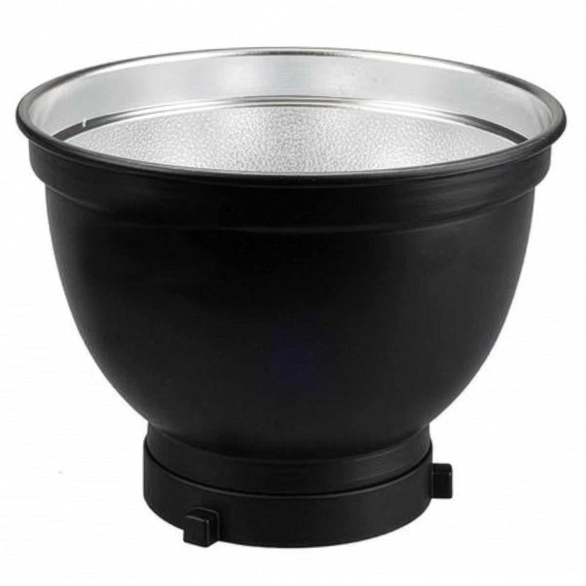 Réflecteur standard StudioKing SK-SR18 de 18 cm, extérieur noir et intérieur argenté, monture Bowens