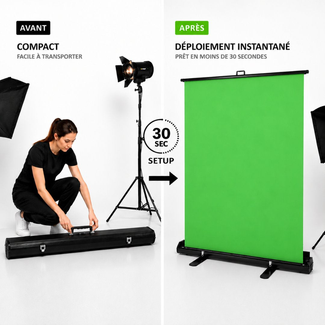 roll up fond vert pliable setup