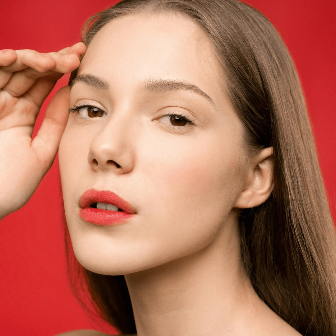rouge femme fond papier scarlet
