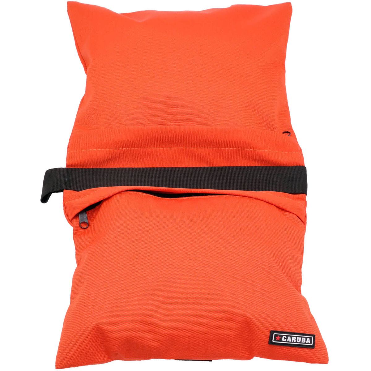 Sac de lest Caruba Double PRO orange Large à plat, fermeture éclair et sangle noire