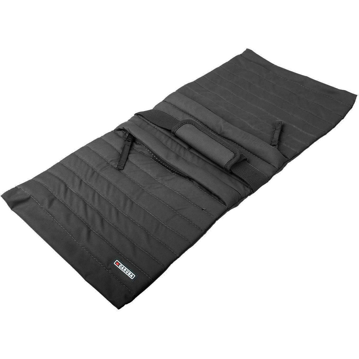 Sac de lest Caruba Double noir, à plat avec poignée centrale