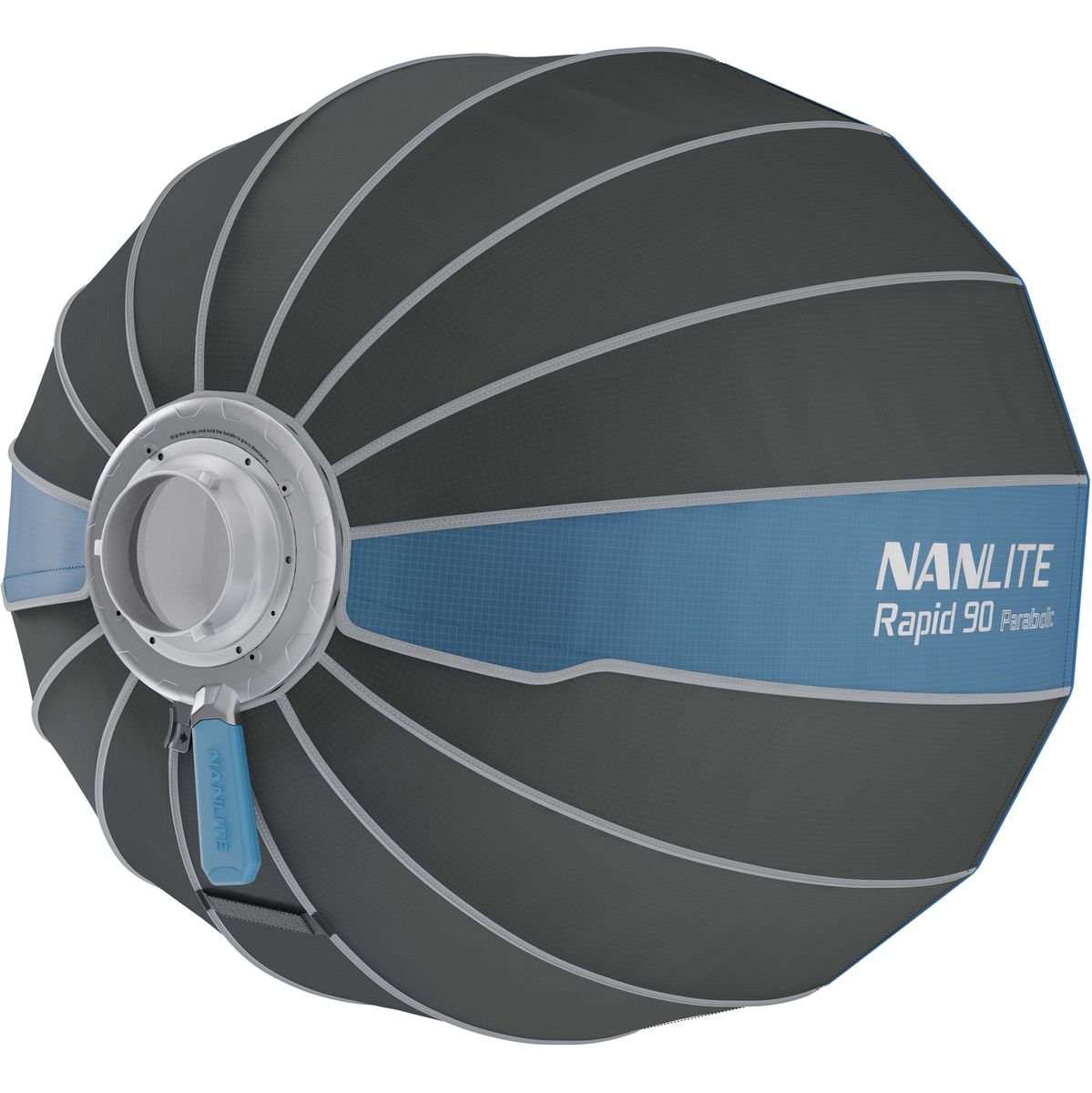 Softbox parabolique rapide Nanlite 90cm, vue de face #Diamètre_90cm