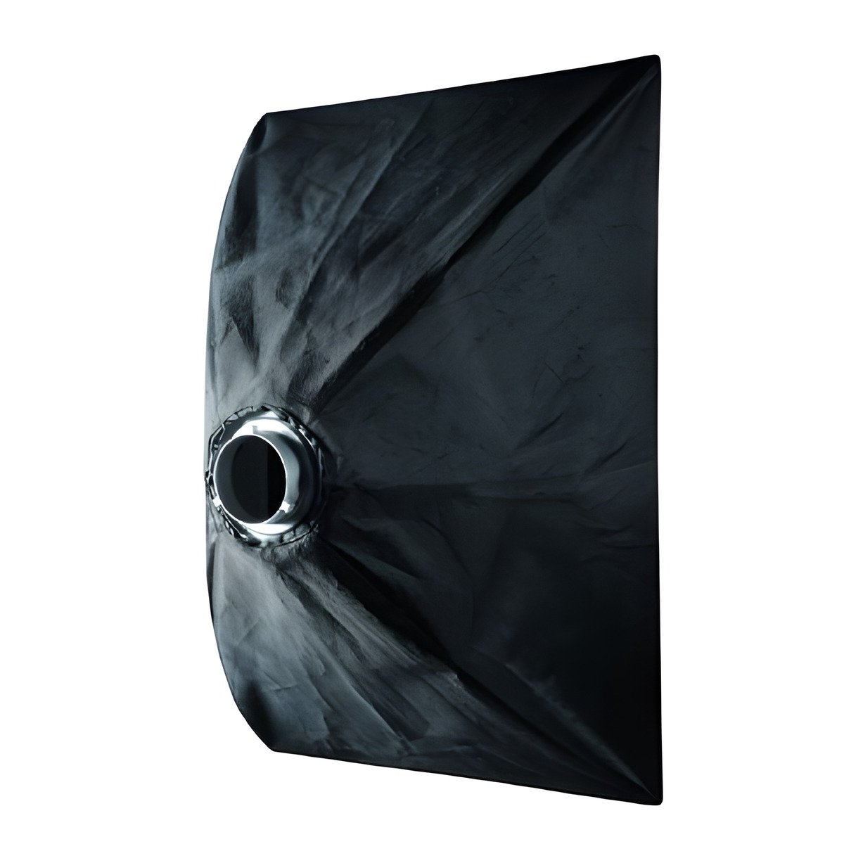 Dos noir de la softbox pliable Falcon Eyes FESB avec l'ouverture de la bague