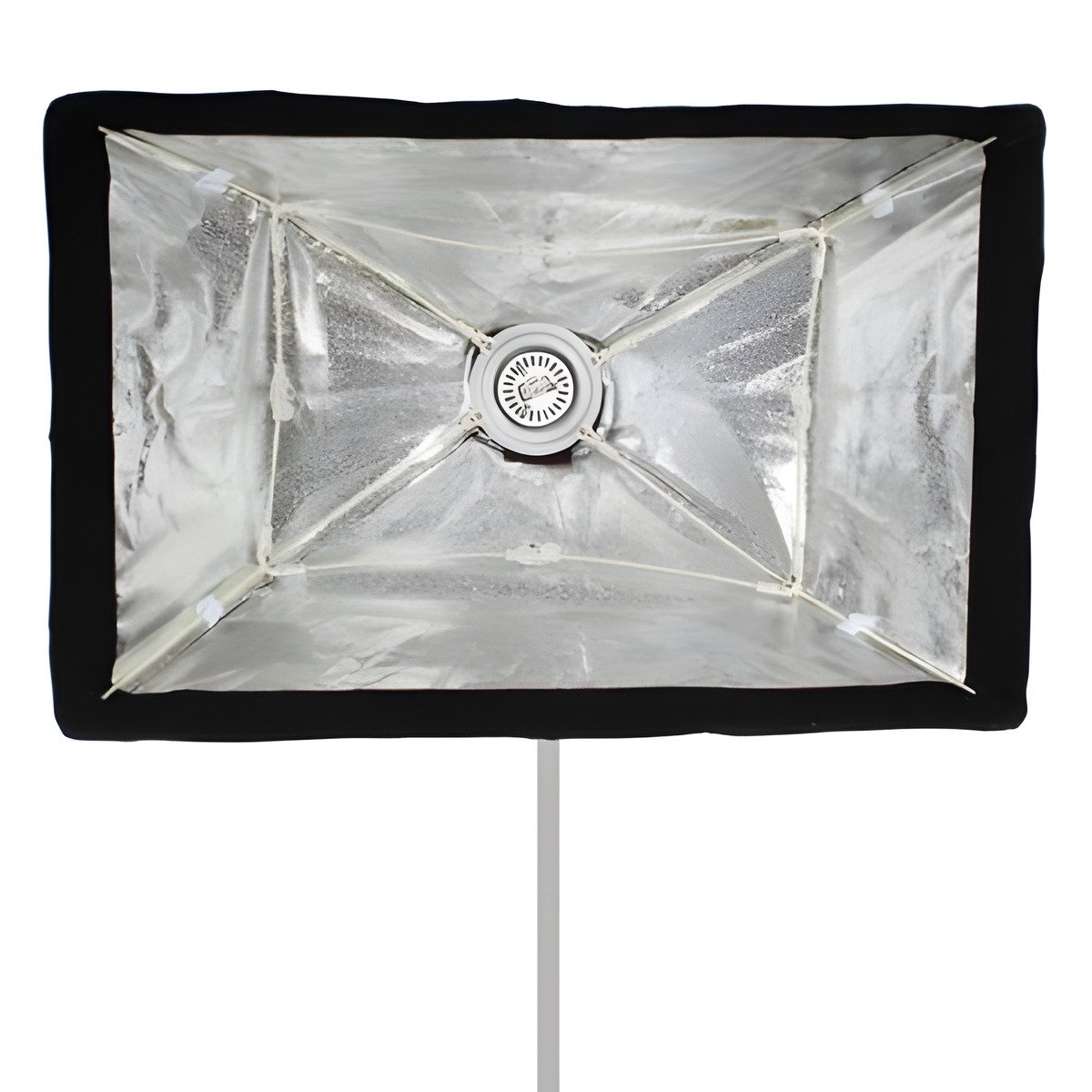 Intérieur argenté de la softbox Linkstar QSSX-6090HC avec la bague d'adaptation au centre