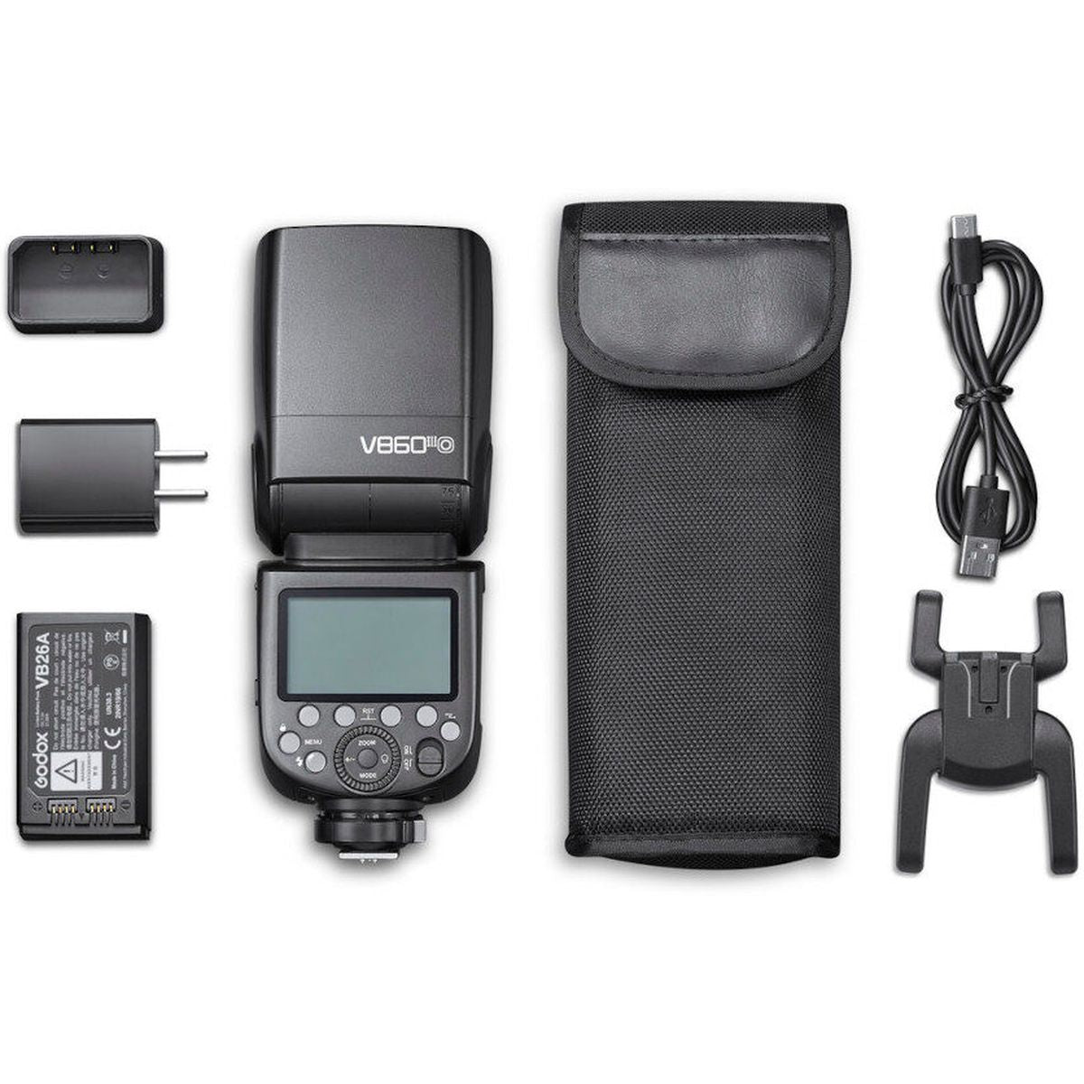 Speedlite Godox V860III monture Pentax, batterie et chargeur