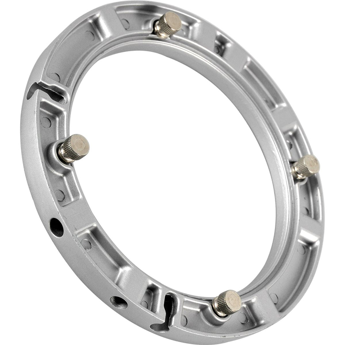 Adaptateur universel Godox SA-U, couronne argentée à logements et quatre molettes