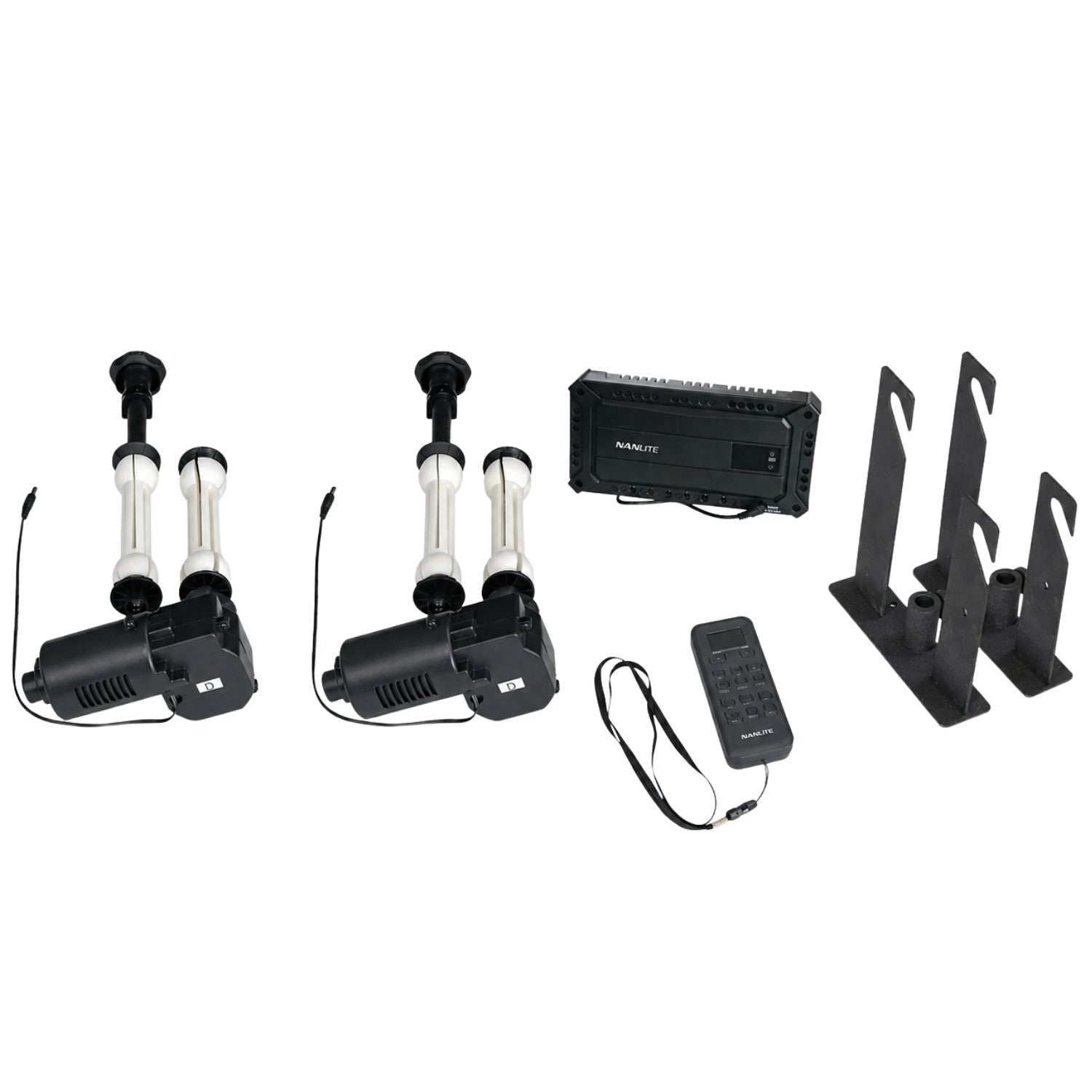 Support de fond photo motorisé Nanlite - 2 axes #Axes_2-axes