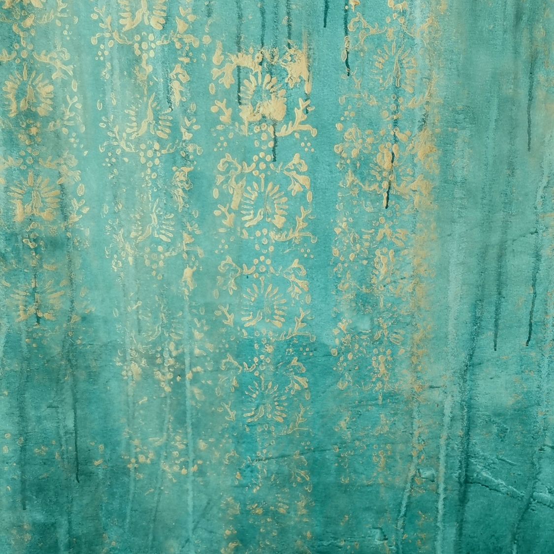 Toile de photographe peinte à la main venezia verde#couleur_venezia-verde