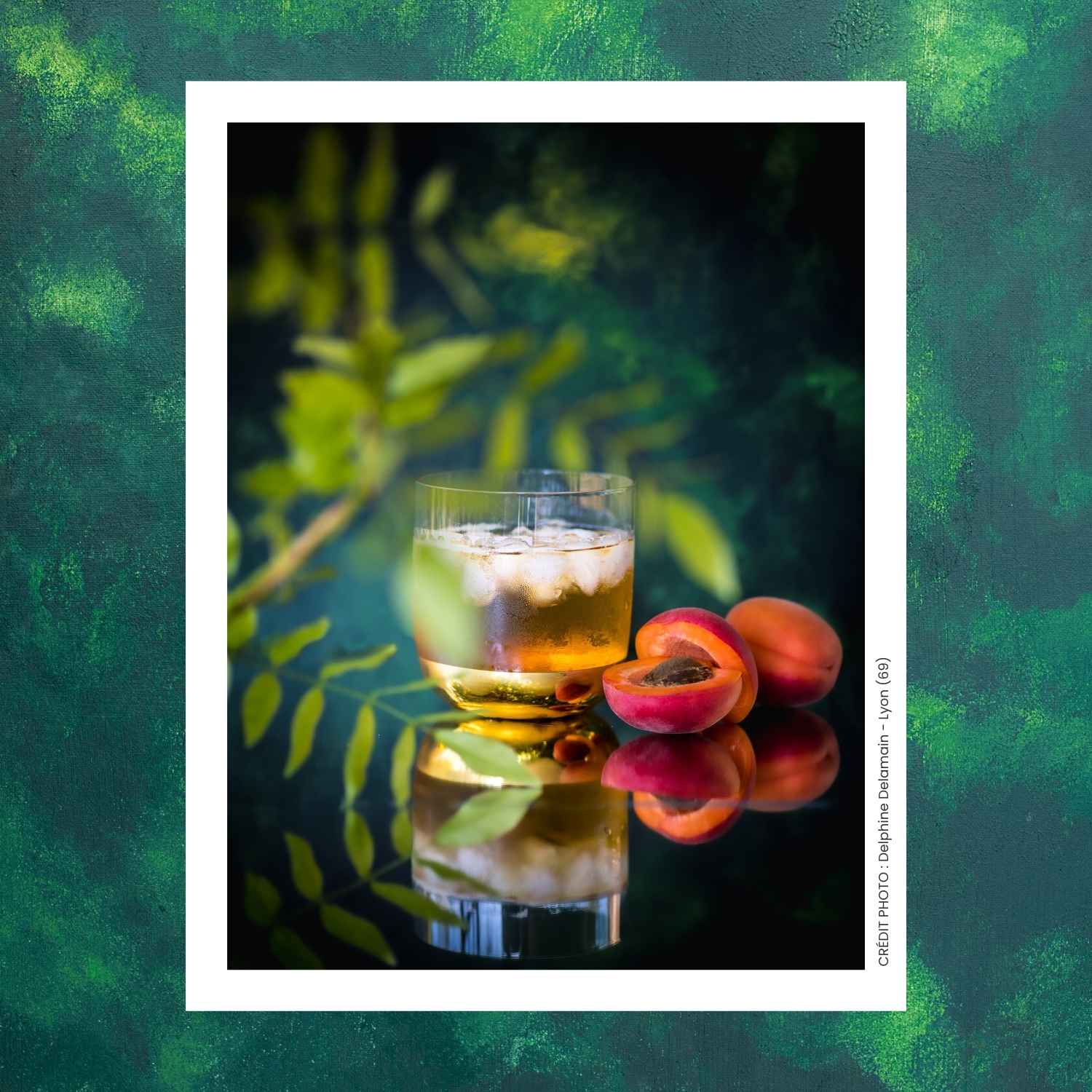 toile photo forêt main