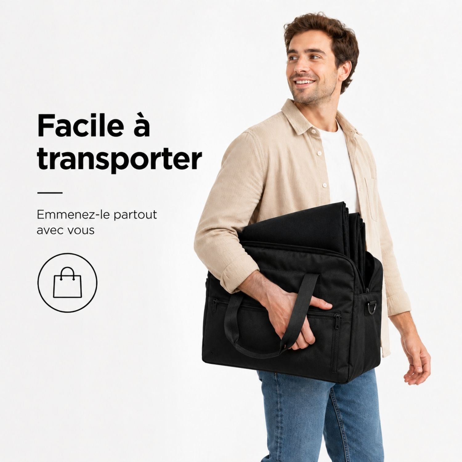 Transport facile toile en tissu