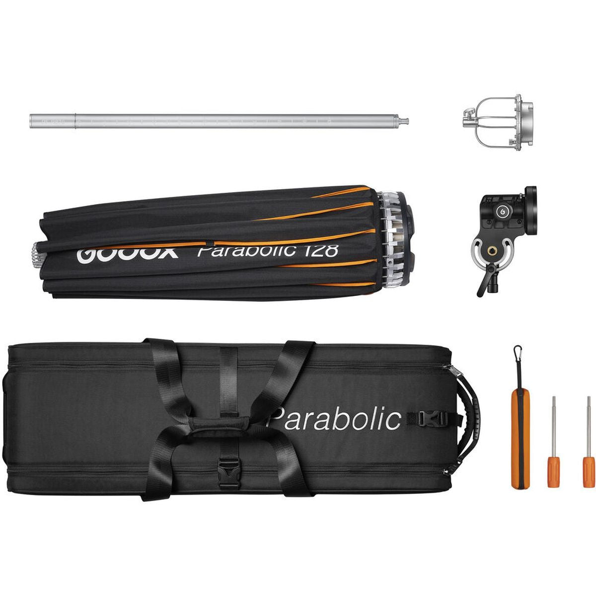 Zoom Box Parabolic P128KIT Godox, housse de transport