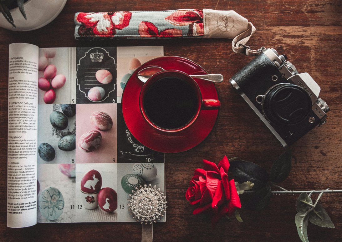 Fonds flat lay